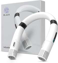 BLAUX Wearable Fan - Portable Neck Fan with Rechargeable Battery ...