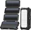 BLAVOR Solar Charger Power Bank, PD 18W QC3.0 Fast Charging 20000mAh Solar Powered Powerbank with... BLAVOR Solar Charger Power Bank, PD 18W QC3.0 Fast Charging 20000mAh Solar Powered Powerbank with...