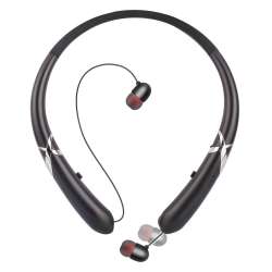 Bluetooth 5.0 Headphones, Retractable Earphones Neckband Sport Stereo ...