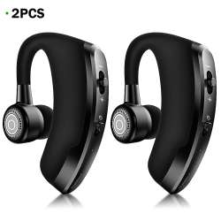Bluetooth Earpiece for Cell Phone Wireless Headset Noise Cancelling Mic ...