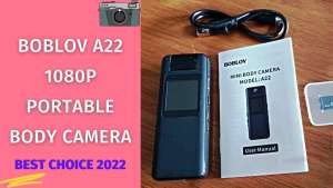 BOBLOV A22 1080p Portable Body Camera Review & Test | Portable