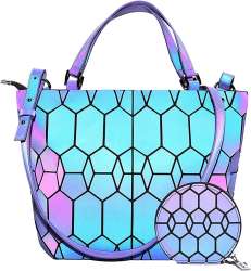 Buy HotOne Luminous Geometric Purse Fashion Backapck Color