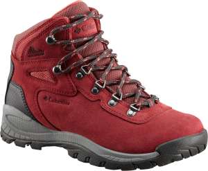Columbia Leather Newton Ridge Plus Amped Waterproof Hiking Boots in Red ...