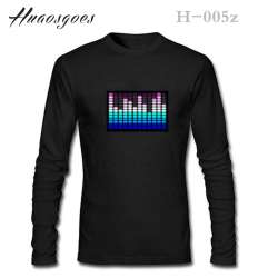 Custom Design Sound Activated Led T Shirt El Flashing T Shirt
