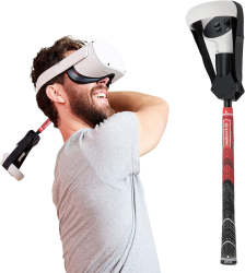 Deadeyevr Drivr - VR Golf Club Handle Accessory (Red - Metal
