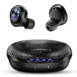 Deal stack! Bluetooth 5.1 Wireless Earbuds with USB C Charging Case, £ ...