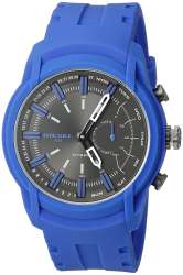 Diesel Watches On Mens Armbar Blue Silicone Hybrid Smartwatch | eBay