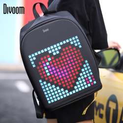 Divoom Pixel Art Backpack With Customizable Led Screen By App
