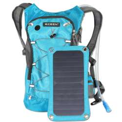 ECEEN Cycling Solar Backpack with 7W Charger and 1.8L Water Pack ...