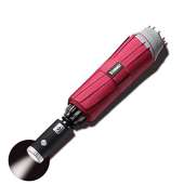 Ergocar Windproof Folding Umbrella 10 Ribs Auto Open Close Golf Umbrella Hydrophobic Material Umbrella Lightweight Umbrella With LED Light And Night Reflective Stripes (Red)
