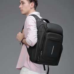 EURCOOL Business Backpack Laptop Bag Travel Shoulders Storage Bag ...