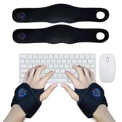 EXPOPROX-Wearable Gel Wrist Rest Pads, 2 Pc. Set, Ergonomic Mouse