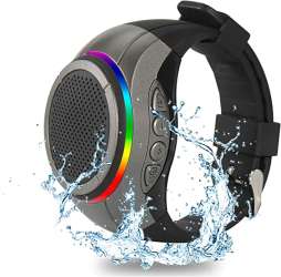Frewico X10 Multifunctional Bluetooth Speaker Watch with LED Flashing ...