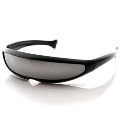 Futuristic Narrow Cyclops Novelty Party Shield Sunglasses