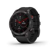 Garmin 010-02582-10 epix Gen 2, Premium active smartwatch, Health and wellness features, touchscreen AMOLED display, adventure watch with advanced features, black titanium
