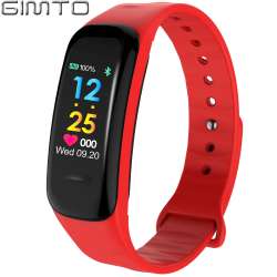 GIMTO Bluetooth Smart Bracelet Watch Women Men Sport LED Fitness ...