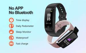 GRV Fitness Tracker Non Bluetooth Fitness Watch No App No Phone ...