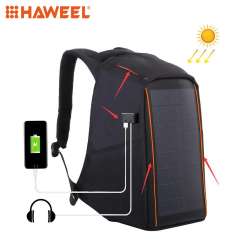 HAWEEL 12W Flexible Solar Panel Power Backpack Multi function Anti ...