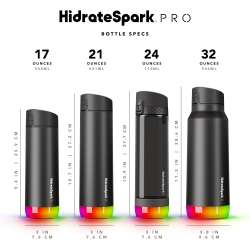 HidrateSpark PRO | 21 oz / 620 ml Insulated Stainless Steel