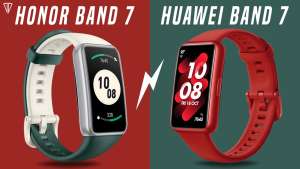 Honor Band 7 VS Huawei Band 7 - YouTube
