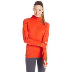 Hot Chillys Women's Micro-Elite Hooded Zip Base Layer Top ** You can ...