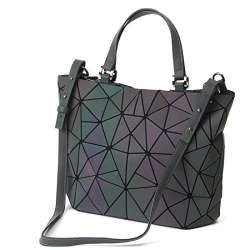 HotOne Luminous Geometric Purse Fashion Backapck Color Changing Purse ...