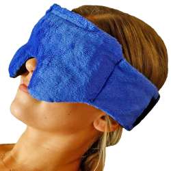 Huggaroo Heated Eye Mask - Cooling Gel Eye Mask - Weighted Sleep Mask ...