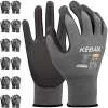 Kebada W1 Work Gloves for Men and Women,Touchscreen Working Gloves with Grip,12 Pairs Bulk Pack... Kebada W1 Work Gloves for Men and Women,Touchscreen Working Gloves with Grip,12 Pairs Bulk Pack...