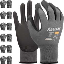 Kebada W1 Work Gloves for Men and Women,Touchscreen Working Gloves