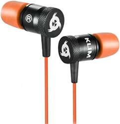 KLIM Fusion Earbuds with Microphone + Long-Lasting Wired Ear Buds ...