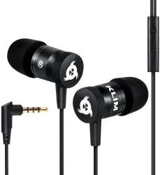 KLIM Fusion Earbuds with Microphone Long-Lasting Wired Earphones
