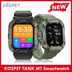 Kospet Tank M1 Rugged Smart Watch Ip69 Waterproof Smartwatch