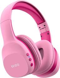 KVIDIO Kids Wireless Headphones, 55 Hours Playtime Bluetooth Headphones ...