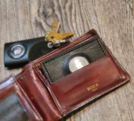 Leather Airtag Case for Wallet | Apple Airtag Wallet Card | Aircard ...