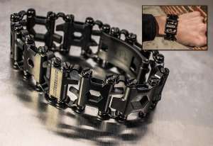 Leatherman Tread Bracelet Multi-Tool, Black | Bracelets for men, Black ...