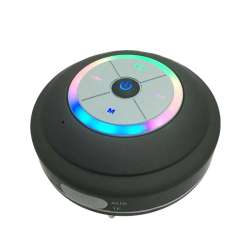 LED Bluetooth Speaker Bathroom Shower Waterproof Portable Wireless ...