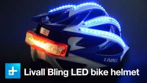 Livall Bling smart bicycle helmet with LEDs - Hands on