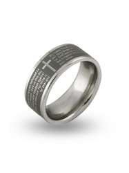 Lords Prayer Message Ring for Women and Men, Ring Sizes 5 to 12 ...