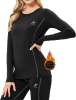 MeetHoo womens Thermal Underwear for Women, Winter Warm Base Layer Compression Set Fleece Lined... MeetHoo womens Thermal Underwear for Women, Winter Warm Base Layer Compression Set Fleece Lined...