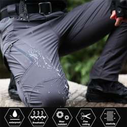Men Military Tactical Pants Waterproof Cargo Pants Men Breathable