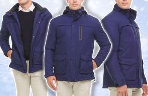 Men's heated winter jacket is 60% off for a limited time