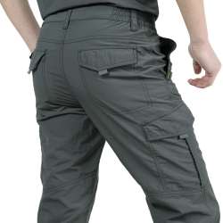 Men's Military Style Cargo Pants Men Summer Waterproof Breathable Male ...