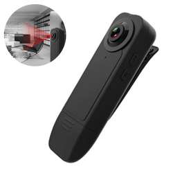 Mini Body Camera Clip Wearable Security Cameras Portable 1080P Pocket ...