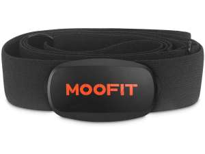 MOOFIT Heart Rate Monitor with Chest Strap Bluetooth & ANT+ Chest Heart ...