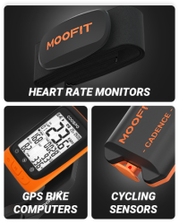 moofit HW401 Heart Rate Monitor Armband, IP67 Waterproof, Support ...