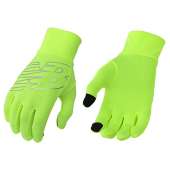 New Balance Lightweight Running Gloves, Hi-Lite, Small