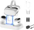 NexiGo Enhanced Charging Dock with LED Light for Oculus Quest 2, [Support Elite Strap with... NexiGo Enhanced Charging Dock with LED Light for Oculus Quest 2, [Support Elite Strap with...