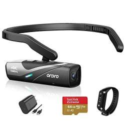 Ordro EP8 4K Camcorder 60FPS Vlog Hands Free Wearable Camera Head ...