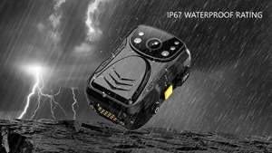 PatrolMaster 1296P UHD Body Camera with Audio (Build-in 128GB), 2 Inch ...