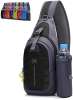 Peicees Chest Crossbody Sling Backpack Bag Travel Bike Gym Daypack for Women Men Peicees Chest Crossbody Sling Backpack Bag Travel Bike Gym Daypack for Women Men